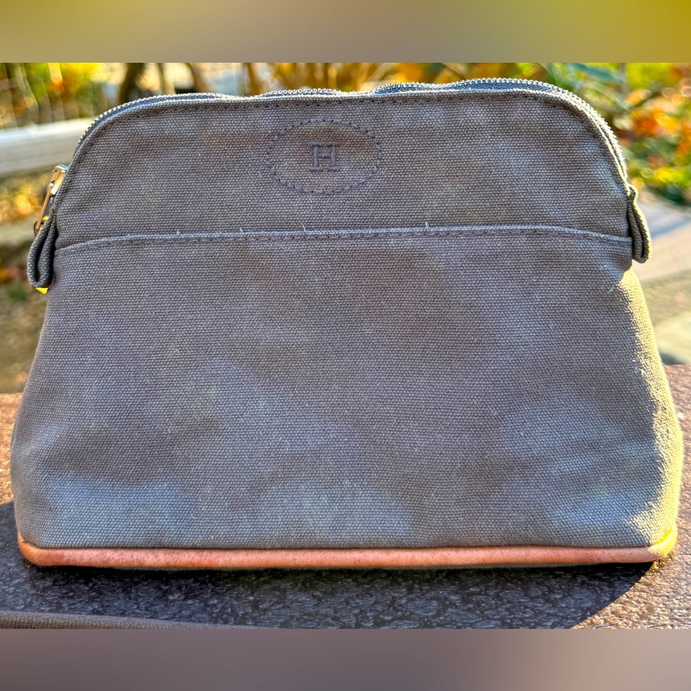 Hermes Canvas pouch